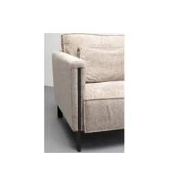 Fotel VICTOR 83 cm chenille beżowy*KARE Discount