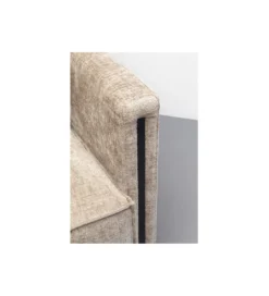 Fotel VICTOR 83 cm chenille beżowy*KARE Discount