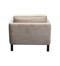 Fotel VICTOR 83 cm chenille beżowy*KARE Discount