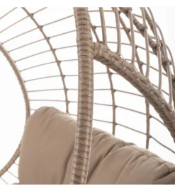 Fotel wiszący ARIKI 105 cm rattan beżowy*Zona-Design Discount