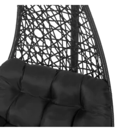 Fotel wiszący DIDO 132 cm rattan czarny*Zona-Design Outlet