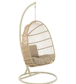 Fotel wiszący EGGA 195 cm beżowy*J-Line New