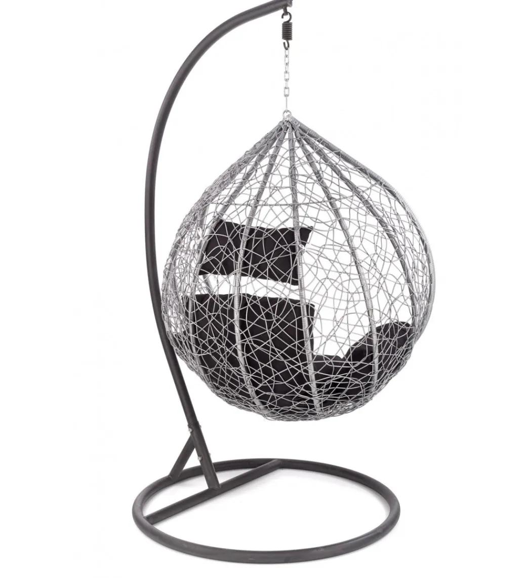 Fotel Wiszący EGGY Szary*Halmar Outlet