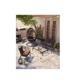 Fotel wiszący IBIZA 203 cm brązowy*KARE Online