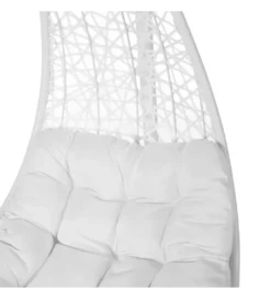 Fotel wiszący POLE DIDO 192 cm rattan biali*Zona-Design Best