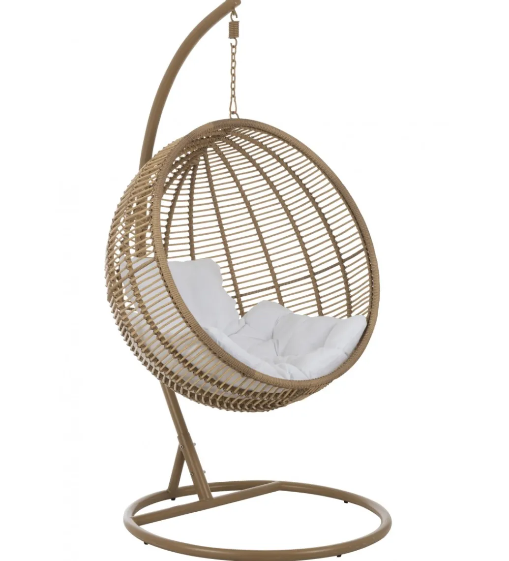 Fotel wiszący SUMMER SOBRE LA TIERRA 1 metalowy naturalny*J-Line Hot