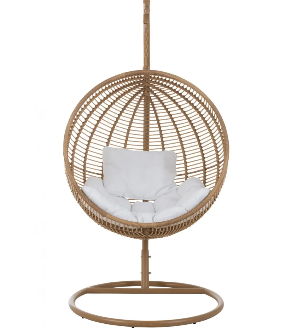 Fotel wiszący SUMMER SOBRE LA TIERRA 1 metalowy naturalny*J-Line Hot