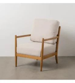 Fotel ZABERMA 88 cm naturalny biały*Zona-Design Best