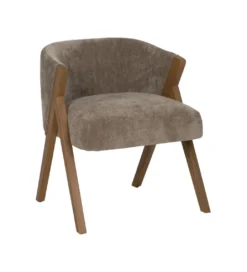 Fotel z drewna brzozowego MIZU Ciemno szare*Zona-Design