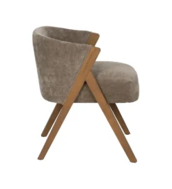 Fotel z drewna brzozowego MIZU Ciemno szare*Zona-Design