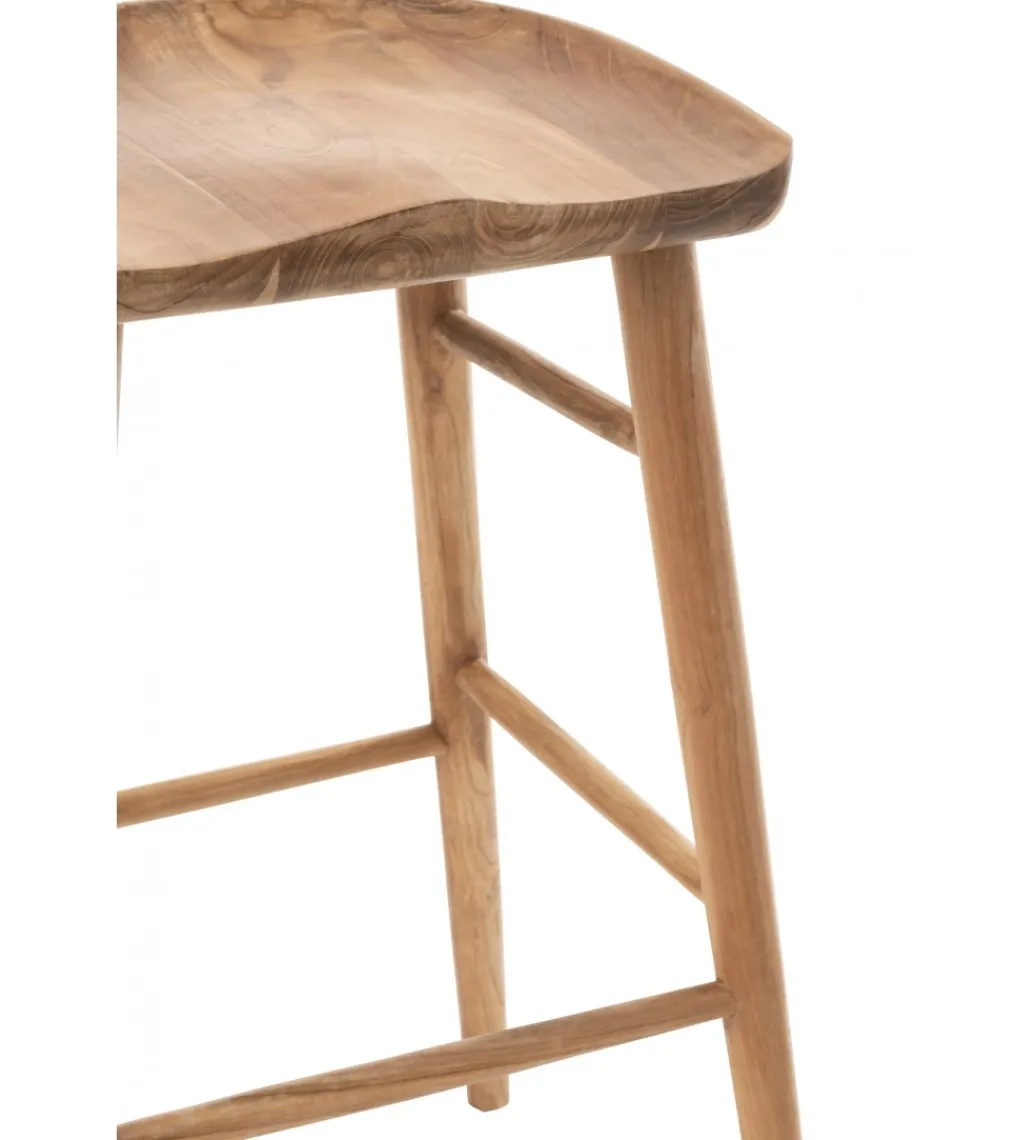 Hoker ANA drewno Teak brązowe*J-Line Sale