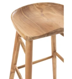 Hoker ANA drewno Teak brązowe*J-Line Sale