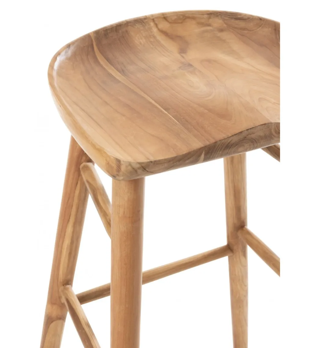 Hoker ANA drewno Teak brązowe*J-Line Sale