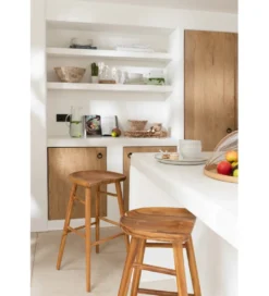 Hoker ANA drewno Teak brązowe*J-Line Sale