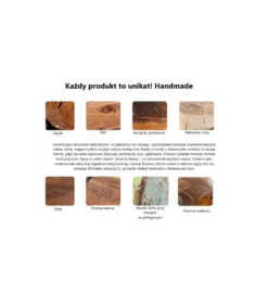 Hoker ARKTYKA Mammut drewno akacja*Invicta Interior Best