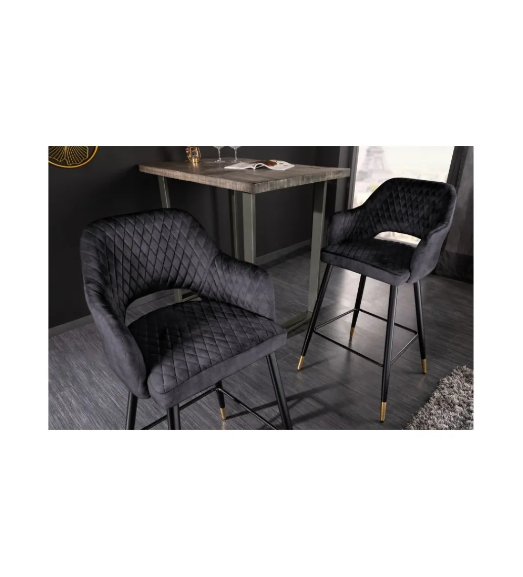 Hoker barowy ETIENNE Paris antracytowy*Invicta Interior Sale