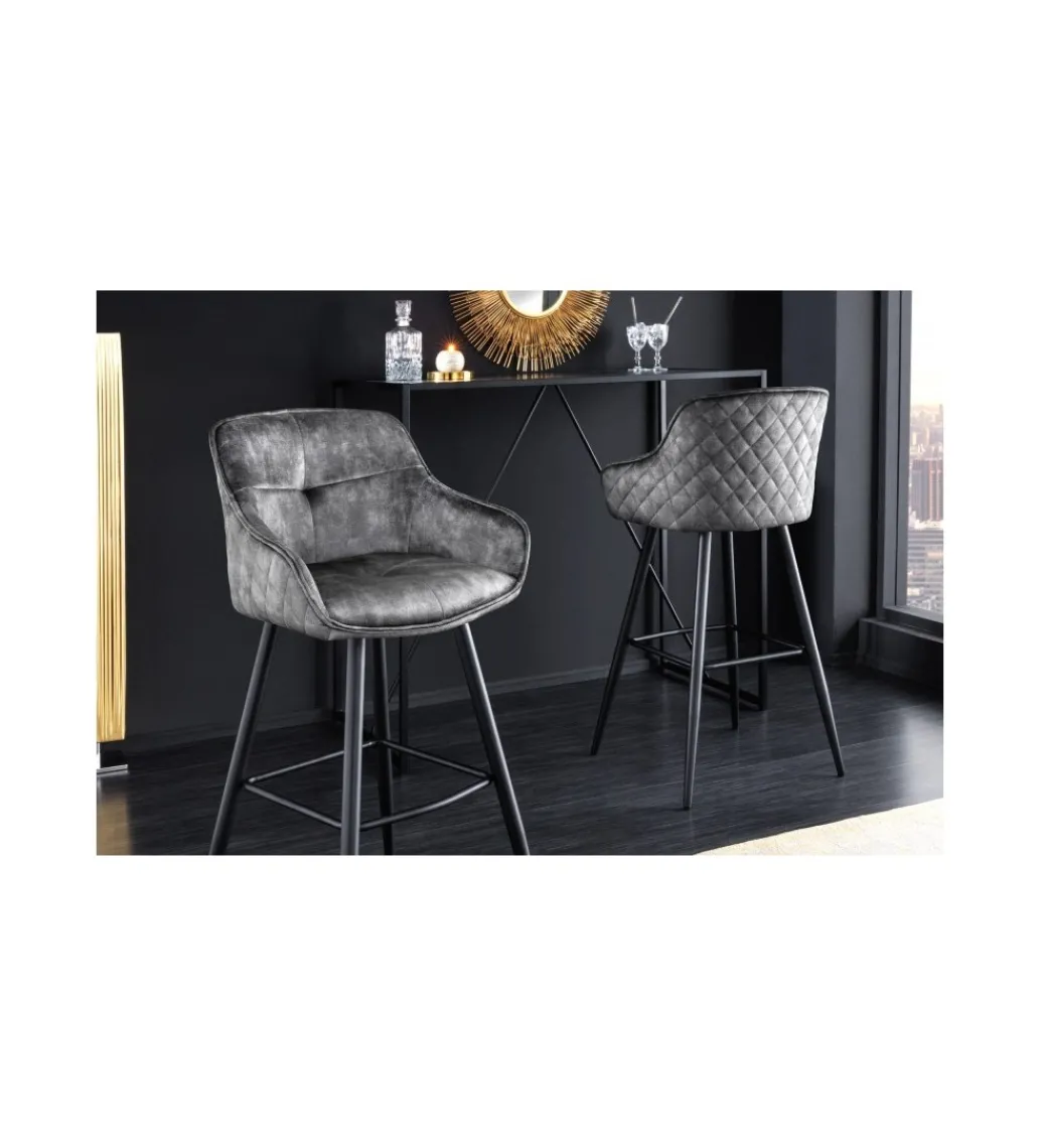 Hoker EDMONTON ciemnoszare*Invicta Interior Outlet