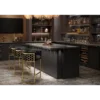 Hoker ELEGANCE welwet czarny złote nogi*Invicta Interior Online