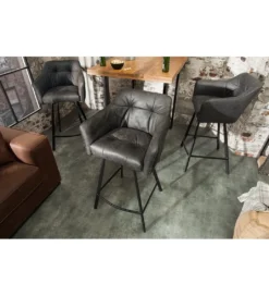 Hoker Loft Antyczny szary*Invicta Interior Online