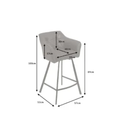 Hoker Loft Antyczny szary*Invicta Interior Online
