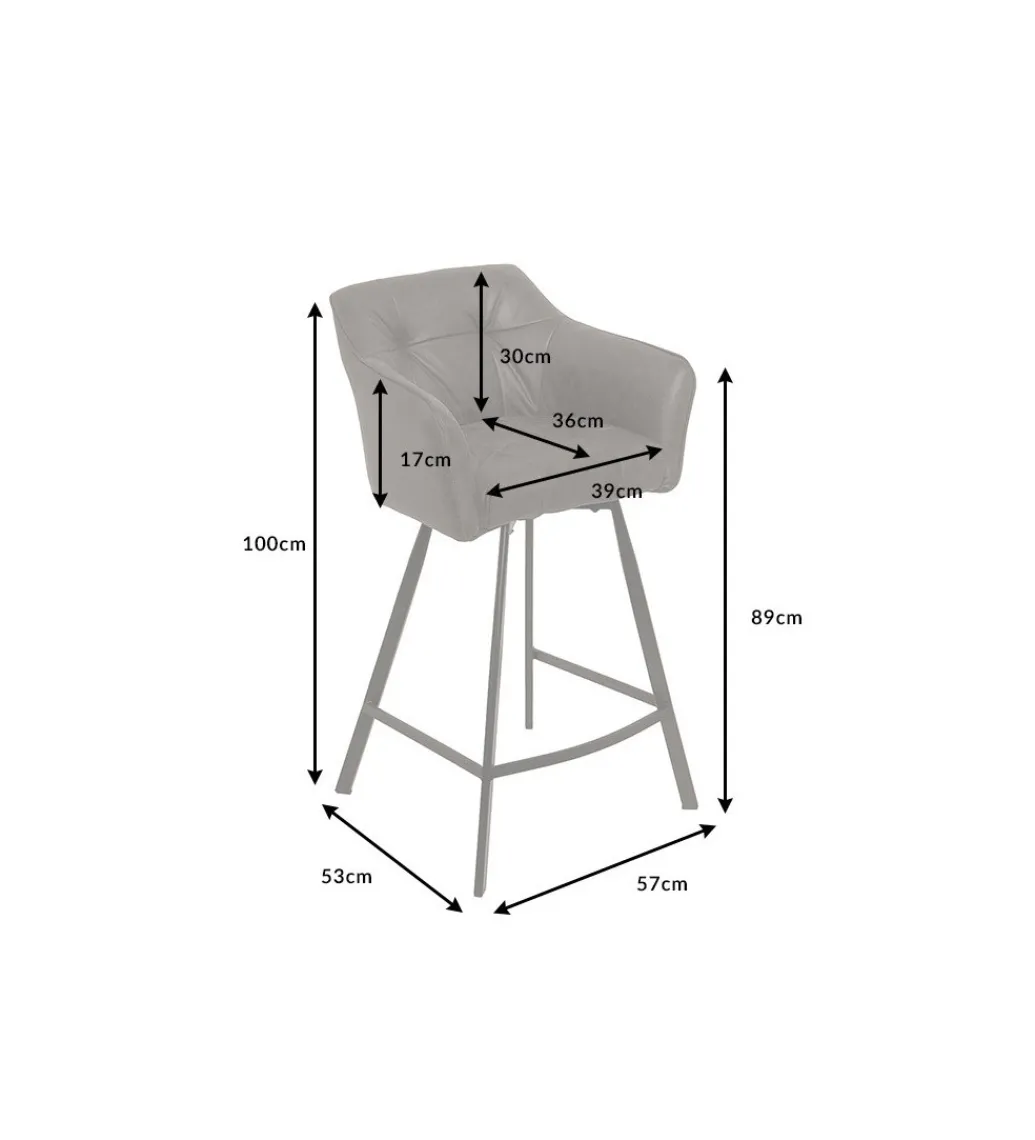 Hoker Loft Antyczny szary*Invicta Interior Online