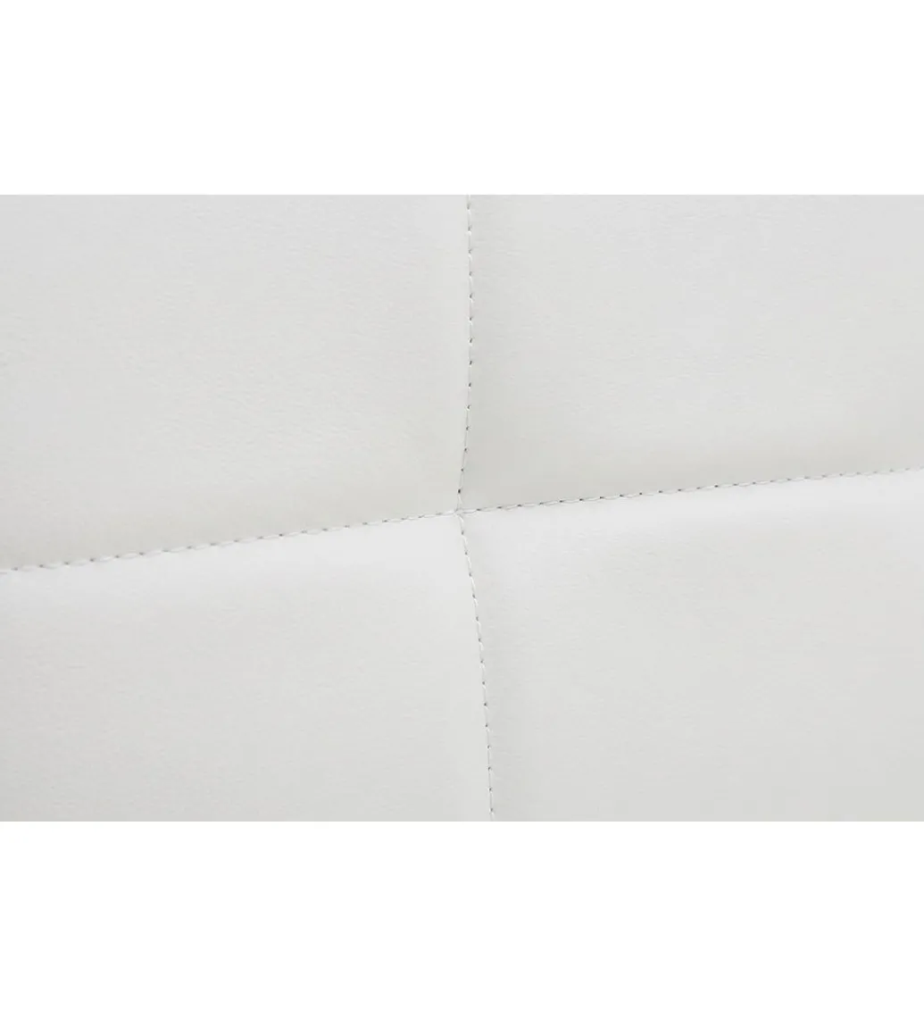 Hoker MODENA od 92 cm do 115 cm 360 stopni obrotu biały skórzany*Invicta Interior - przedsprzedaż Clearance