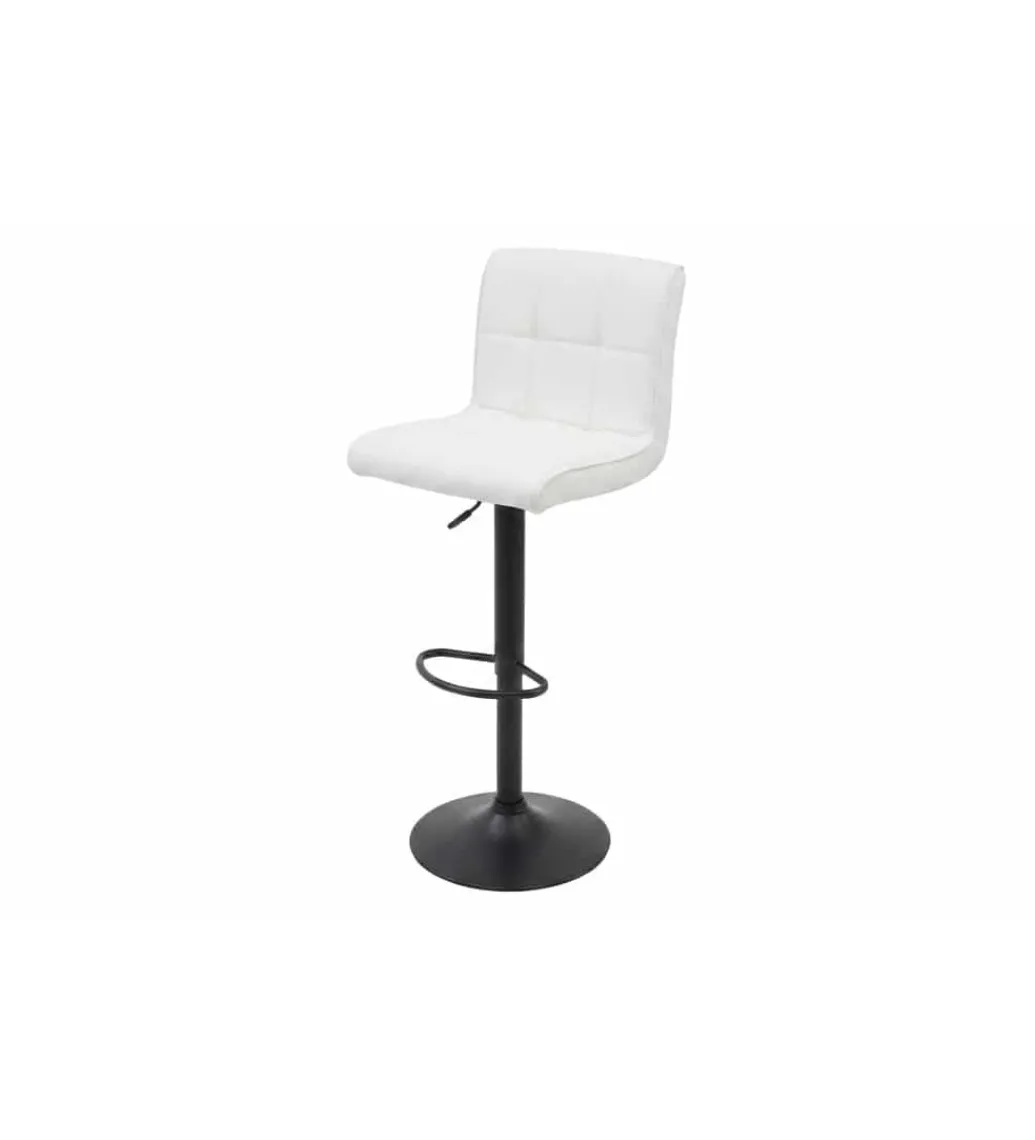 Hoker MODENA od 92 cm do 115 cm 360 stopni obrotu biały skórzany*Invicta Interior - przedsprzedaż Clearance