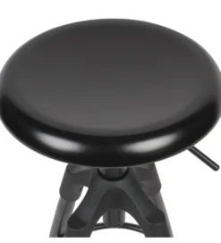 Hoker obrotowy AVERS 72 cm - 80 cm czarny*WOHNLING, GERMANY Outlet