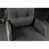 Hoker obrotowy BIG GEORGE welwet antracytowy*Invicta Interior Outlet
