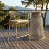 Hoker ogrodowy ASTAREMO 100 cm szarobrązowy*Zona-Design New