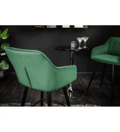Hoker Turin szmaragdowo zielony aksamit*Invicta Interior Hot