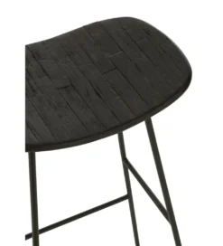 Hoker ZAMBIA drewno teak czarny*J-Line New