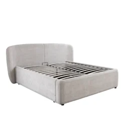 Łóżko ART DECO 180 x 200 cm bouclé beżowe*Invicta Interior Online
