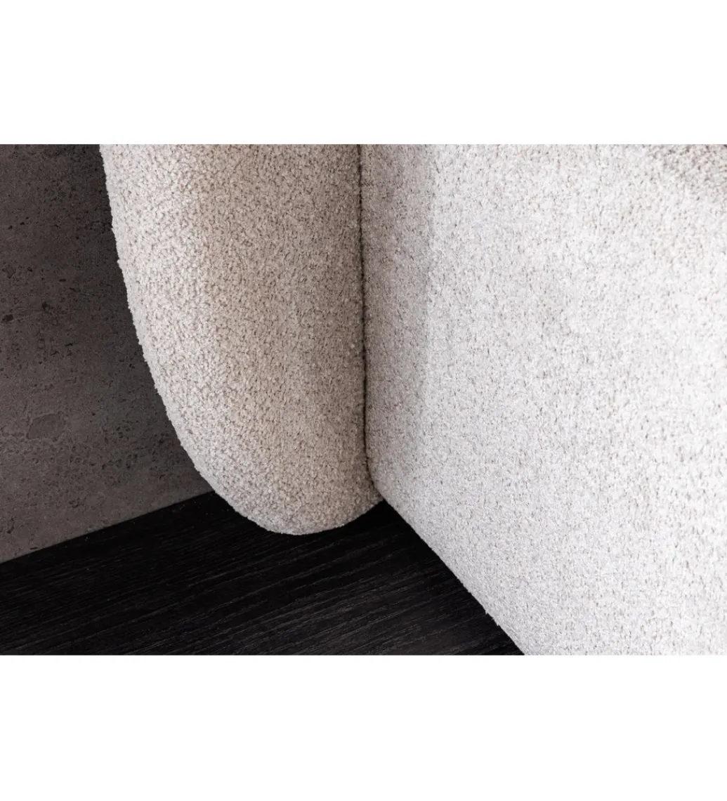 Łóżko ART DECO 180 x 200 cm bouclé beżowe*Invicta Interior Online