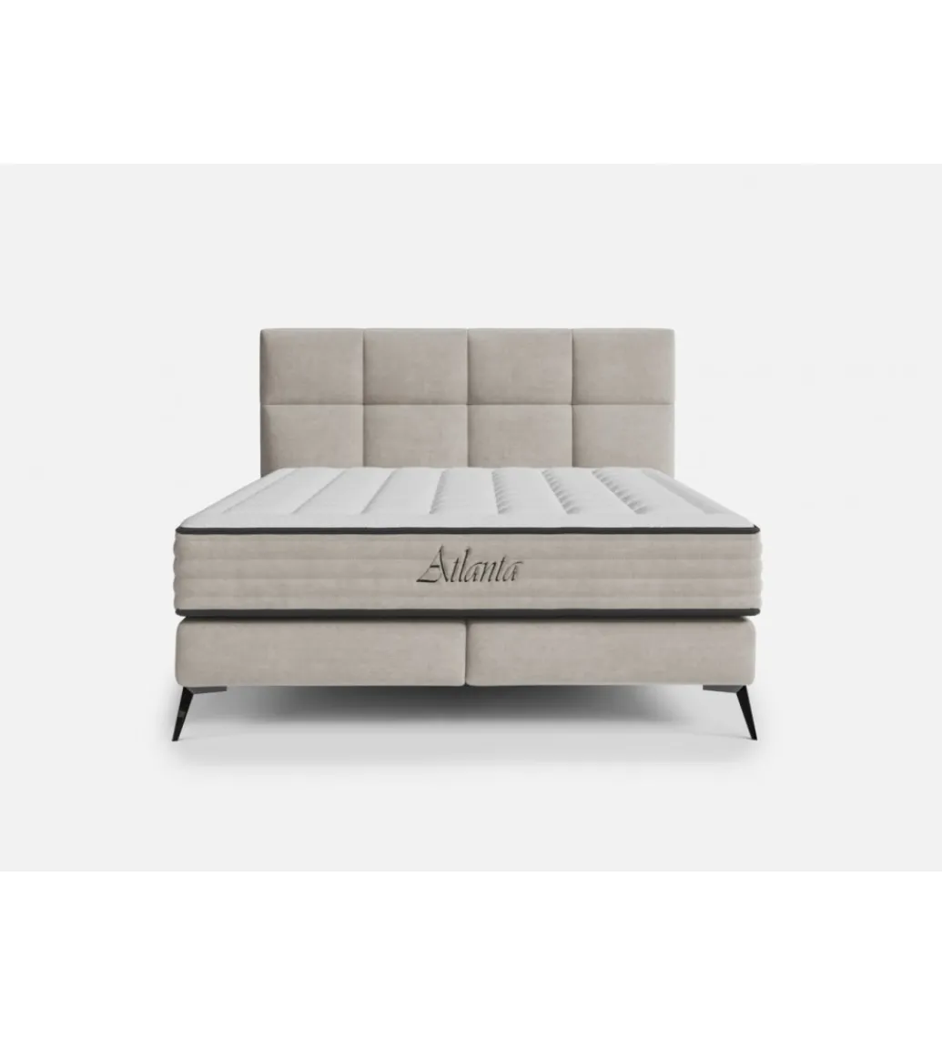 Łóżko ATLANTA W Różnych Rozmiarach w tkaninie MILTON*Comforteo Clearance