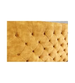 Łóżko Big CITY Paris 160 cm x 200 cm musztardowo-żółte*Invicta Interior Discount