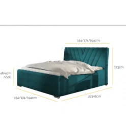 Łóżko Catherine w różnych wymiarach i kolorach do wyboru*Comforteo Clearance