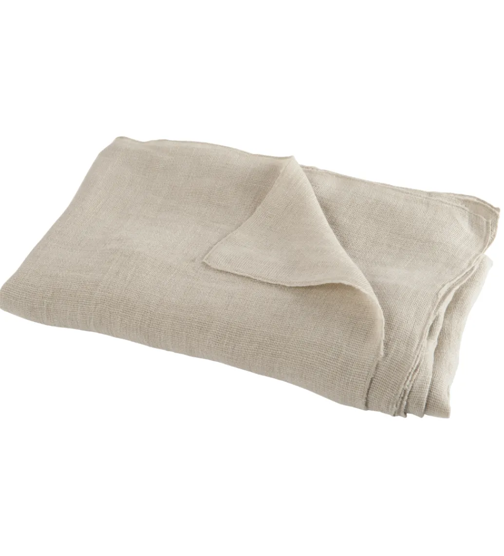 Koc Ivory Lniany 150 cm x 200 cm*J-Line New