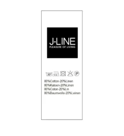 Koc Ivory Lniany 150 cm x 200 cm*J-Line New