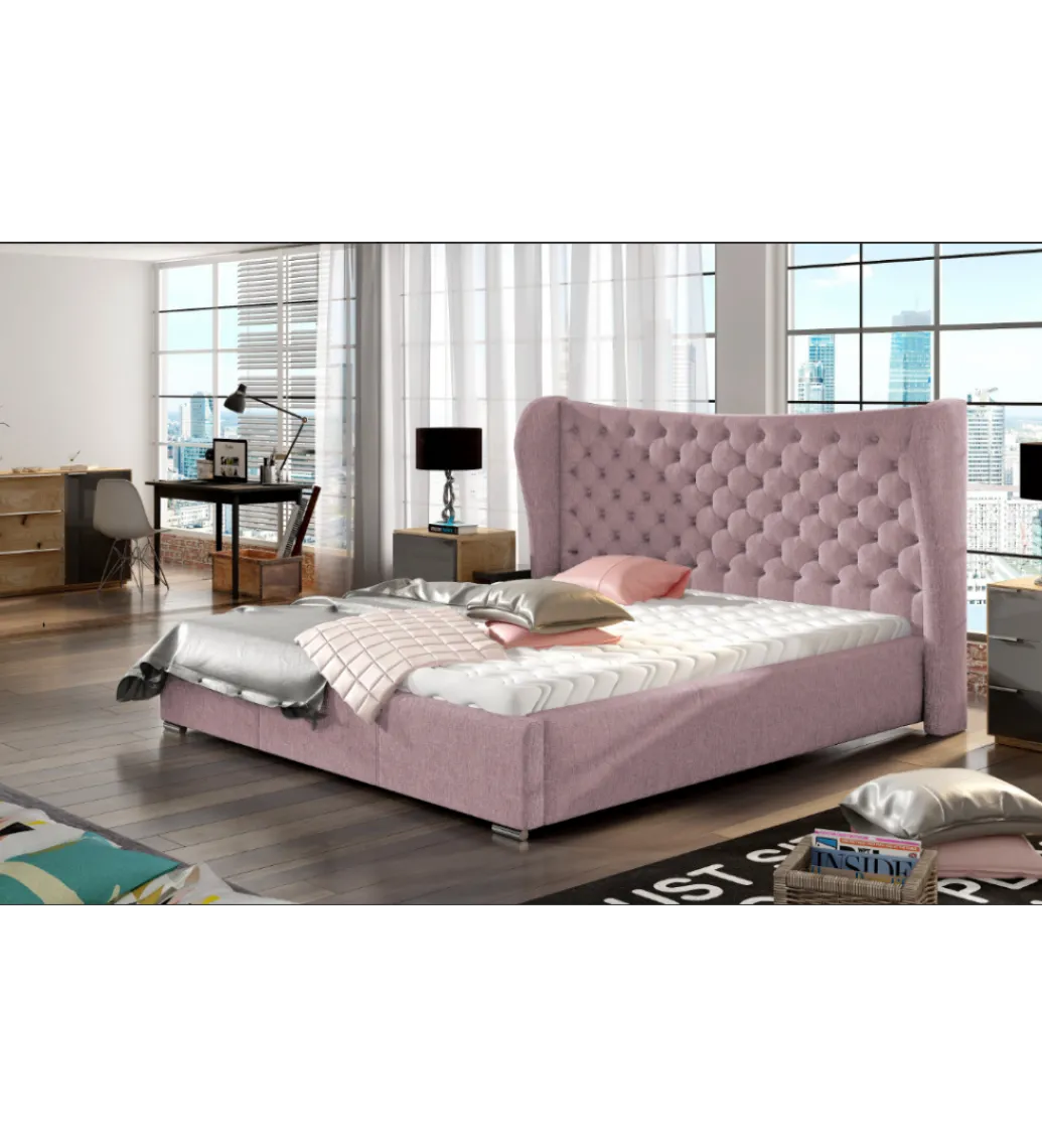 Łóżko Clarise w różnych rozmiarach oraz kolorach do wyboru*Comforteo Discount