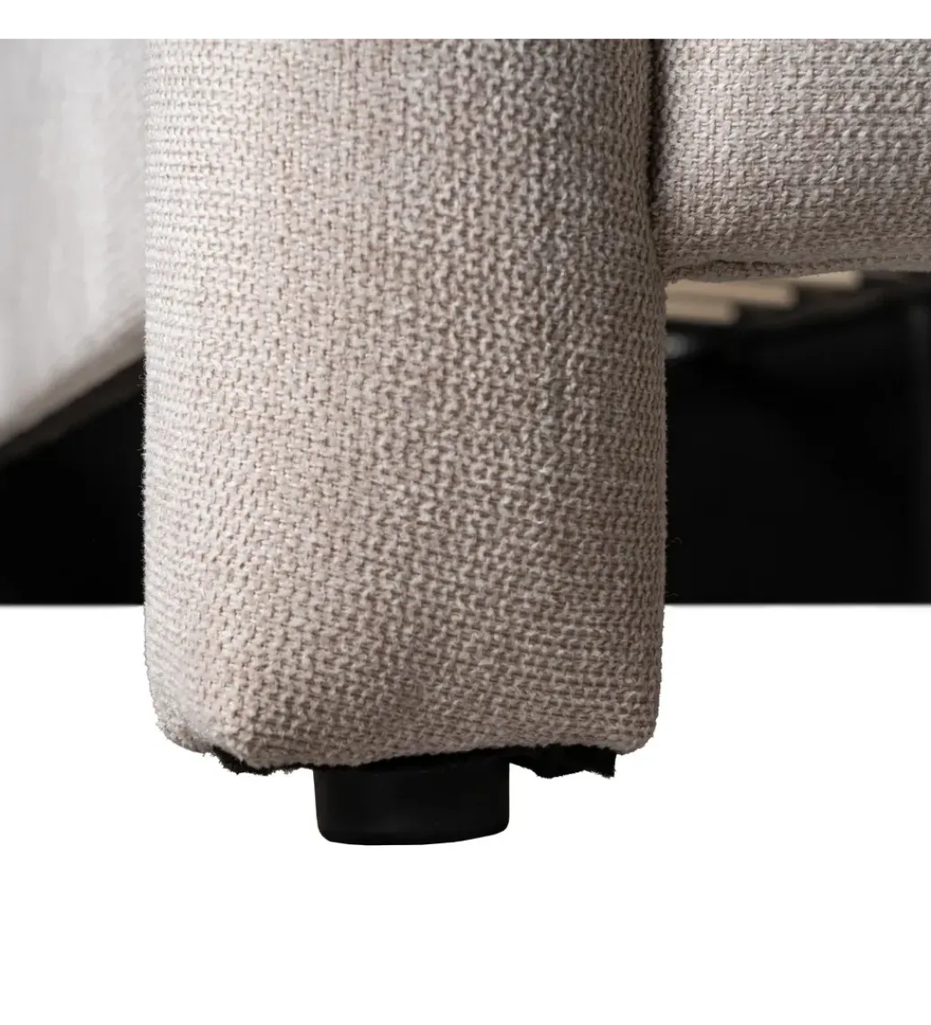 Łóżko DORMITAR 160 x 217 cm beżowe*Zona-Design