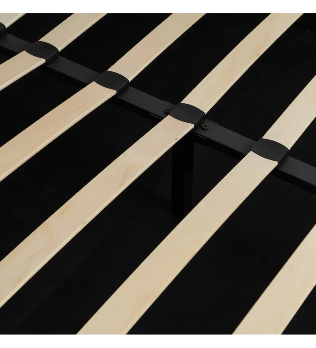 Łóżko FADARANT 164 x 214 cm beżowe z pojemnikiem*Zona-Design Online