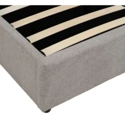 Łóżko FADARANT 164 x 214 cm beżowe z pojemnikiem*Zona-Design Online