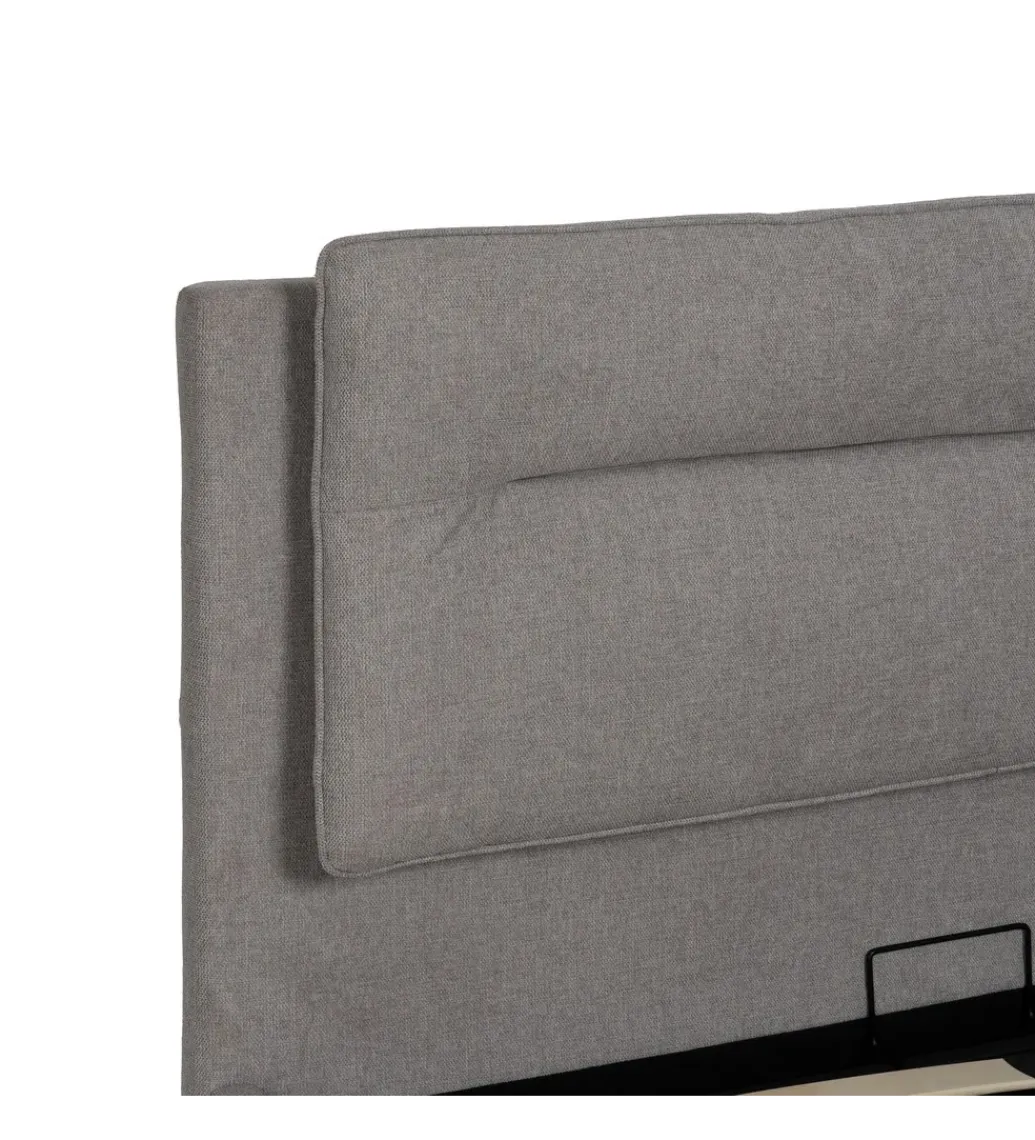 Łóżko FADARANT 164 x 214 cm beżowe z pojemnikiem*Zona-Design Online