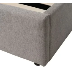 Łóżko FADARANT 164 x 214 cm beżowe z pojemnikiem*Zona-Design Online