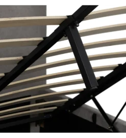 Łóżko FADARANT 164 x 214 cm beżowe z pojemnikiem*Zona-Design Online