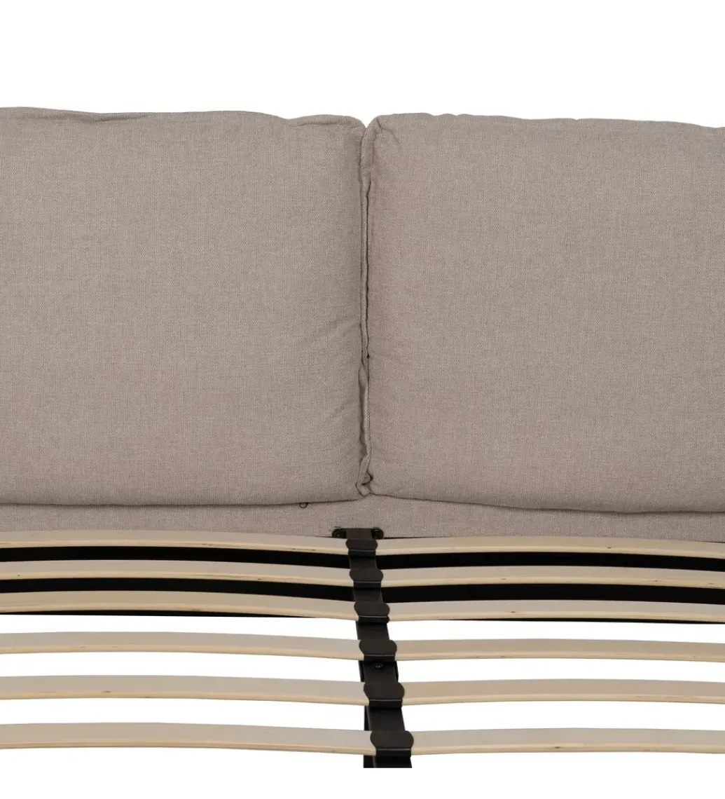 Łóżko ISABELARY 163 x 215 cm beżowe*Zona-Design Best