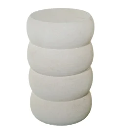 Kolumna AGBA 50 cm ceramiczna szara*Exclusivas Clearance