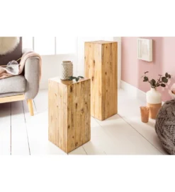 Kolumna Columna 50 cm akacja teak*Invicta Interior Sale