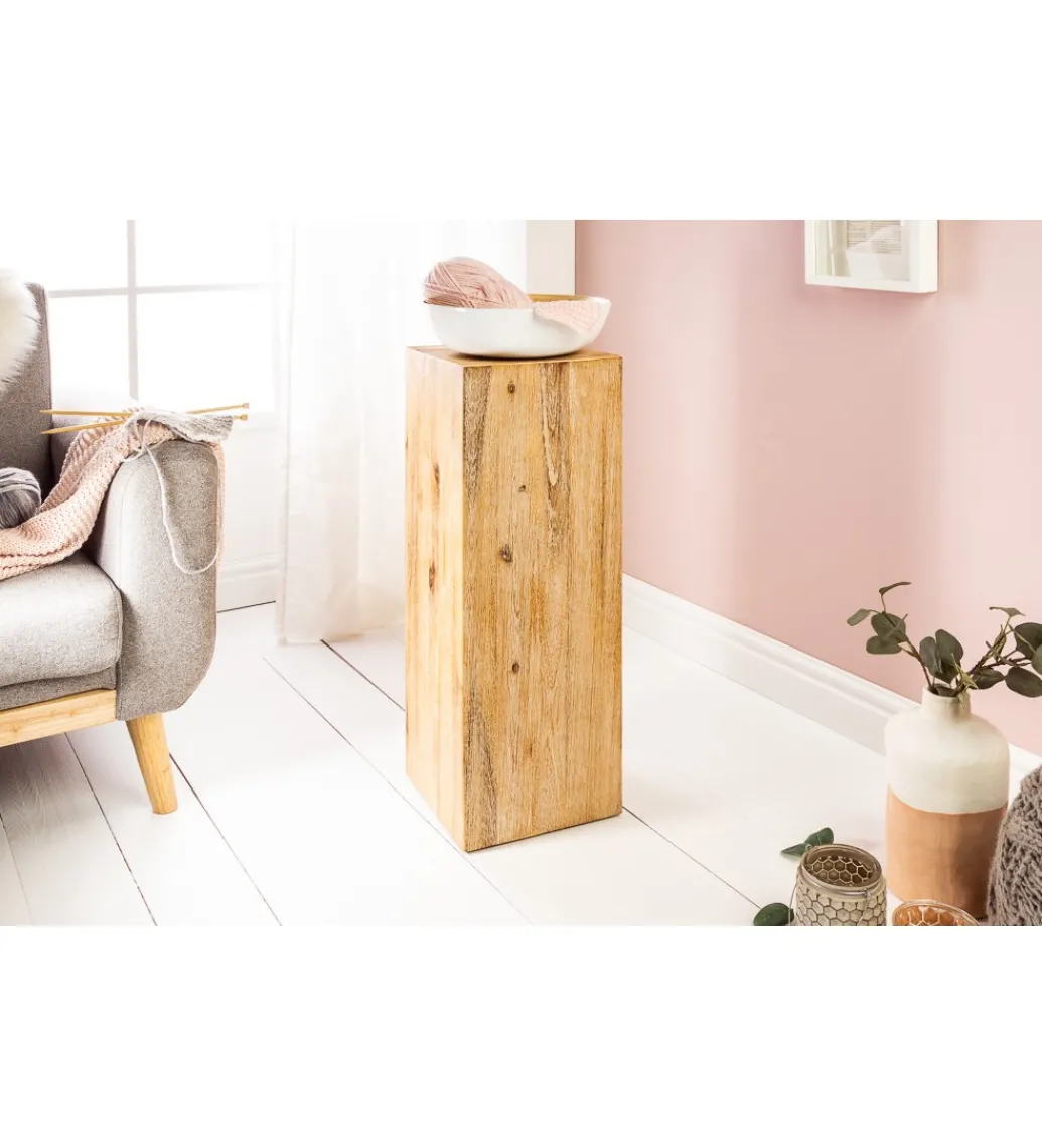 Kolumna Columna 75 cm akacja teak szary*Invicta Interior Online